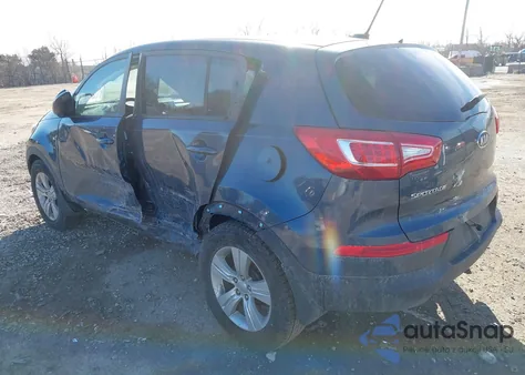 2012 Kia Sportage Lx from USA, damaged, VIN KNDPB3A22C7238647